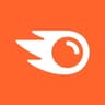 Semrush logo, Semrush affiliate program listing on Referly
